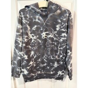 Woman's Lululemon Size 10 All Yours Hoodie Tie Dye Marmoleado Grey GUC